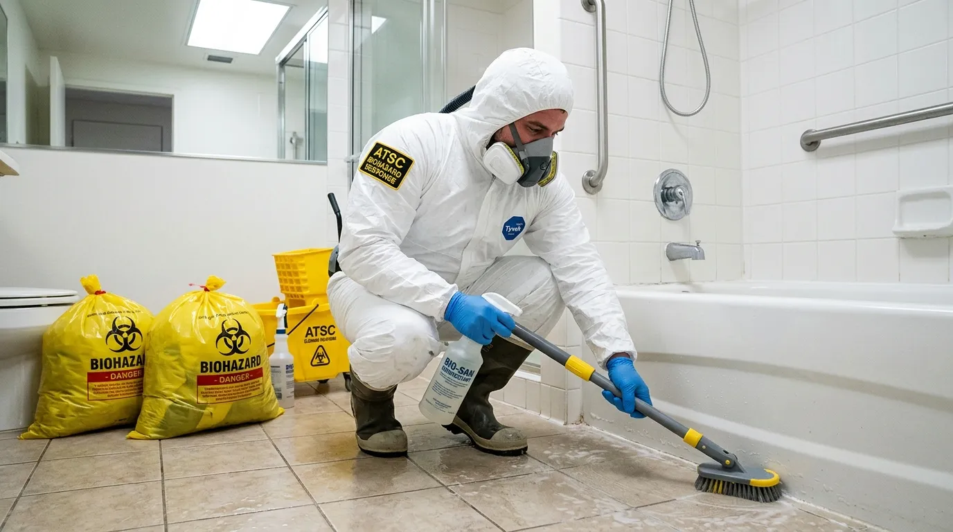 Decontamination equipment deployed for Blood Cleanup in Kemp Mill